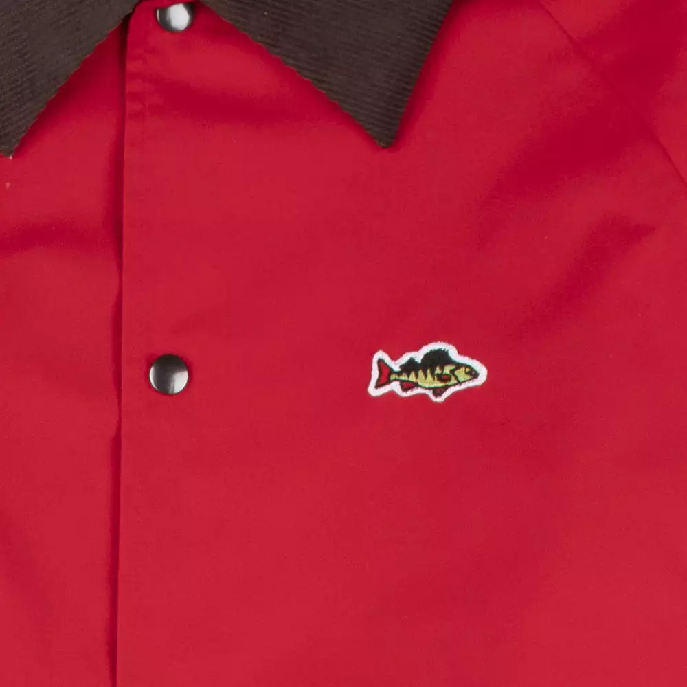 ABORRE COLORBLOCK COACH JACKET Red / Khaki 7 ABORRE COLORBLOCK COACH JACKET Red / Khaki - Image 5