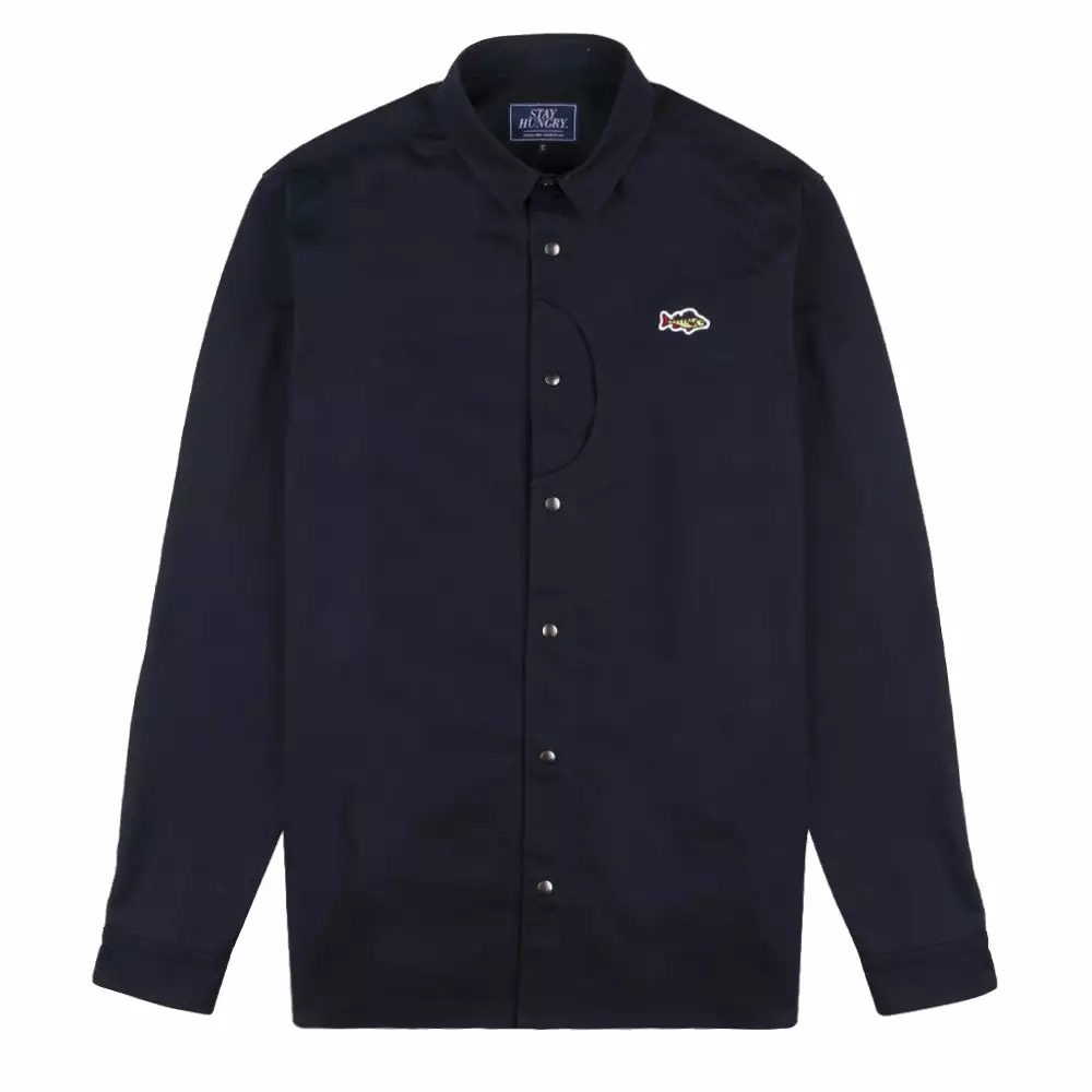 ABORRE OVERSHIRT Navy 3 ABORRE OVERSHIRT Navy
