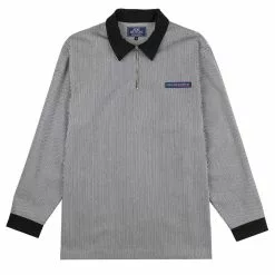 YMGU NAVY LOGO POLO Candy Stripe