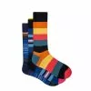 STIPE SOCKS THREE PACK Navy -clothing Sales 28105 1 1800x1800