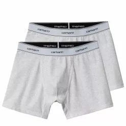COTTON TRUNKS 2 PACK Ash Heather / Ash Heather
