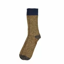 TWISTED CONTRAST SOCKS Golden Twist