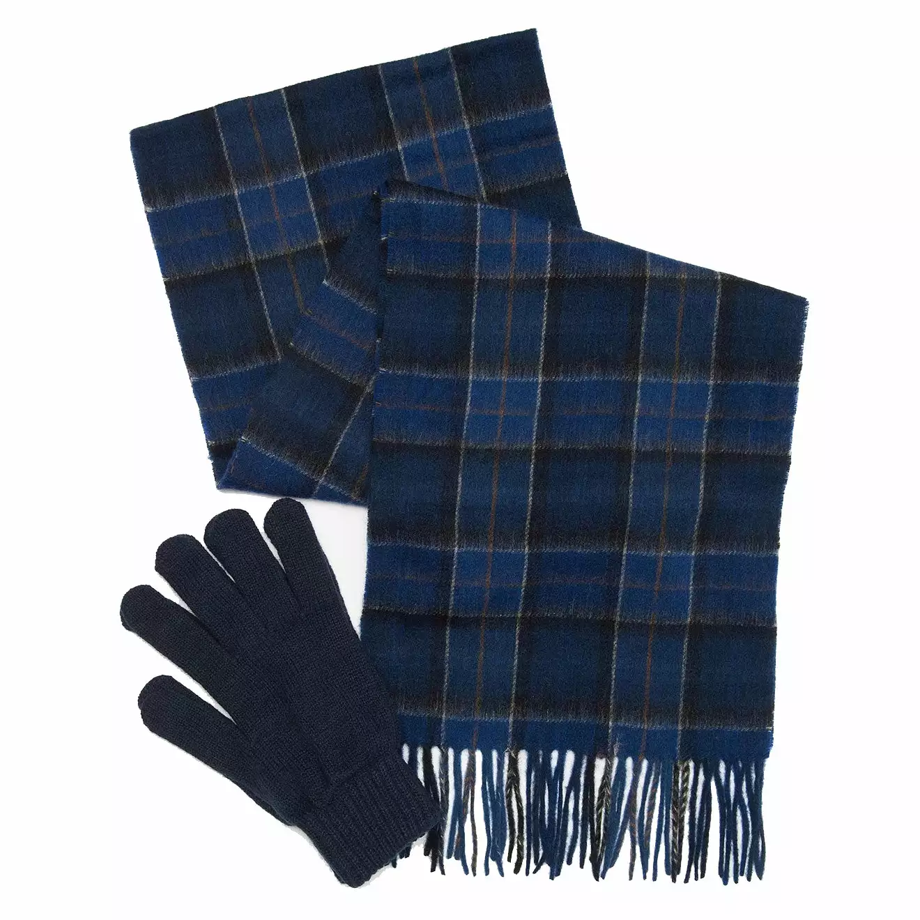 TARTAN SCARF / GLOVES GIFT SET Midnight 3 TARTAN SCARF / GLOVES GIFT SET Midnight
