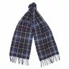 TARTAN LAMBSWOOL SCARF Navy / Red -clothing Sales 28999 1800x1800