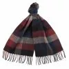 LARGS SCARF Navy / Cordovan