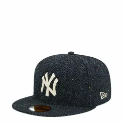 clothing Sales 24 NEW YORK YANKEES HARRIS TWEED CAP Navy