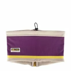 FLEECE NECK WARMER Beige / Purple