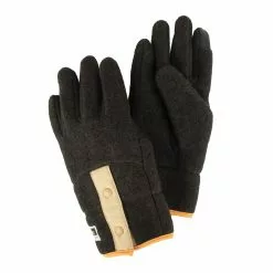 RECYCLED WOOL FLEECE GLOVE Khaki