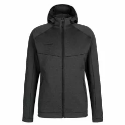 NAIR ML HOODED JACKET Black Melange