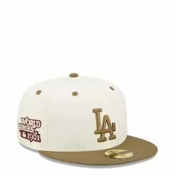 LA DODGERS MLB FITTED CAP Trail Mix / White