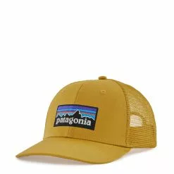 P-6 LOGO TRUCKER HAT Cabin Gold
