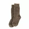 ROTOTO DOUBLE FACE CREW SOCKS Dark Brown / Brown -clothing Sales RoToTo Double Face Crew Socks Dark Brown Brown 01 1800x1800