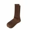 ROTOTO LOOSE PILE CREW SOCKS Chocolate -clothing Sales RoToTo Loose Pile Crew Socks Chocolate 01 1800x1800