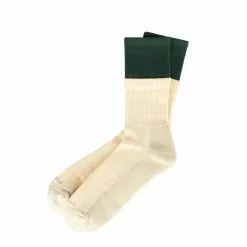 clothing Sales 34 ROTOTO ORGANIC COTTON DOUBLE Green / Ivory