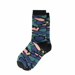 ROTOTO PILE CAMO CREW SOCKS Multi