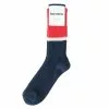 ROTOTO BICOLOR RIBBED CREW SOCKS Light Red / Ink Blue -clothing Sales Rototo Bicolour ribbed crew socks light red ink blue 1800x1800