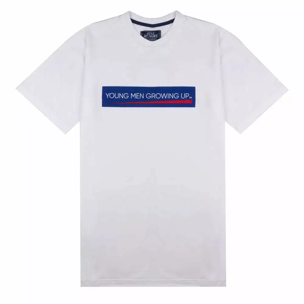 YMGU NAVY LOGO T-SHIRT White 3 YMGU NAVY LOGO T-SHIRT White