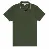 COTTON PIQUE CONTRAST TIPPED POLO SHIRT Dark Khaki / Ecru 2 COTTON PIQUE CONTRAST TIPPED POLO SHIRT Dark Khaki / Ecru -clothing Sales Sunspel Cotton Pique Contrast Tipped Polo Shirt Dark Khaki Ecru 19329 1 1800x1800
