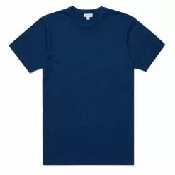 INDIGO DYED COTTON RIVIERA T-SHIRT Real Indigo