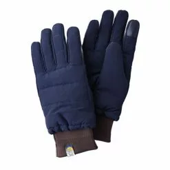 KNIT CUFF GLOVES Navy