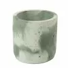 CYLINDER CONCRETE POT MEDIUM Khaki Mint -clothing Sales medium pot khaki and mint 1800x1800