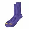 ROTOTO CHUNKY RIBBED CREW SOCKS Purple / Yellow 1 ROTOTO CHUNKY RIBBED CREW SOCKS Purple / Yellow -clothing Sales rototo chunky ribbed crew socks purple yellow 1800x1800