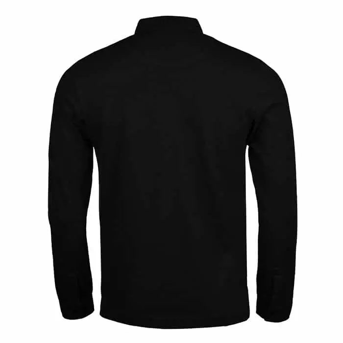 LONG SLEEVE RIVIERA POLO Black 4 LONG SLEEVE RIVIERA POLO Black - Image 2